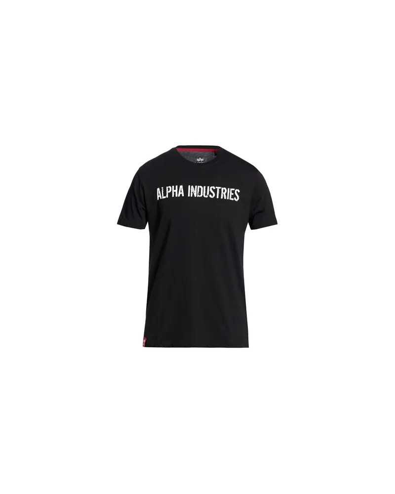 Alpha Industries TOPS - T-shirtsauf YOOX.COM Schwarz