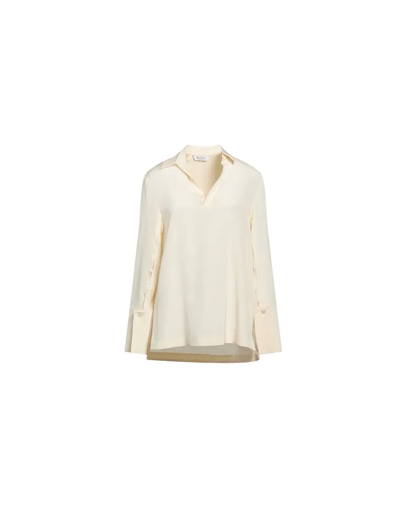 Max Mara TOPS - Topsauf YOOX.COM Cremeweiß