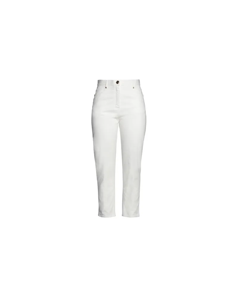 Balmain HOSEN & RÖCKE - Jeanshosenauf YOOX.COM Weiß