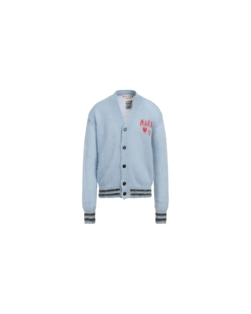 Marni STRICKWAREN - Strickjackenauf YOOX.COM Himmelblau