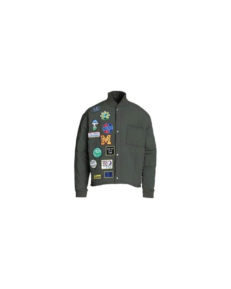 Market RW  PATCH LINER JACKET  - JACKEN & MÄNTEL - Pufferjacken & Daunenjackenauf YOOX.COM Militärgrün