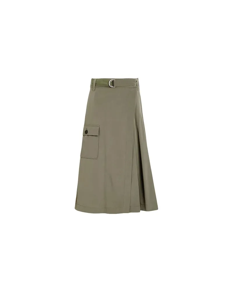 MAX&Co. EGEO  - HOSEN & RÖCKE - Midi-Röckeauf YOOX.COM Militärgrün