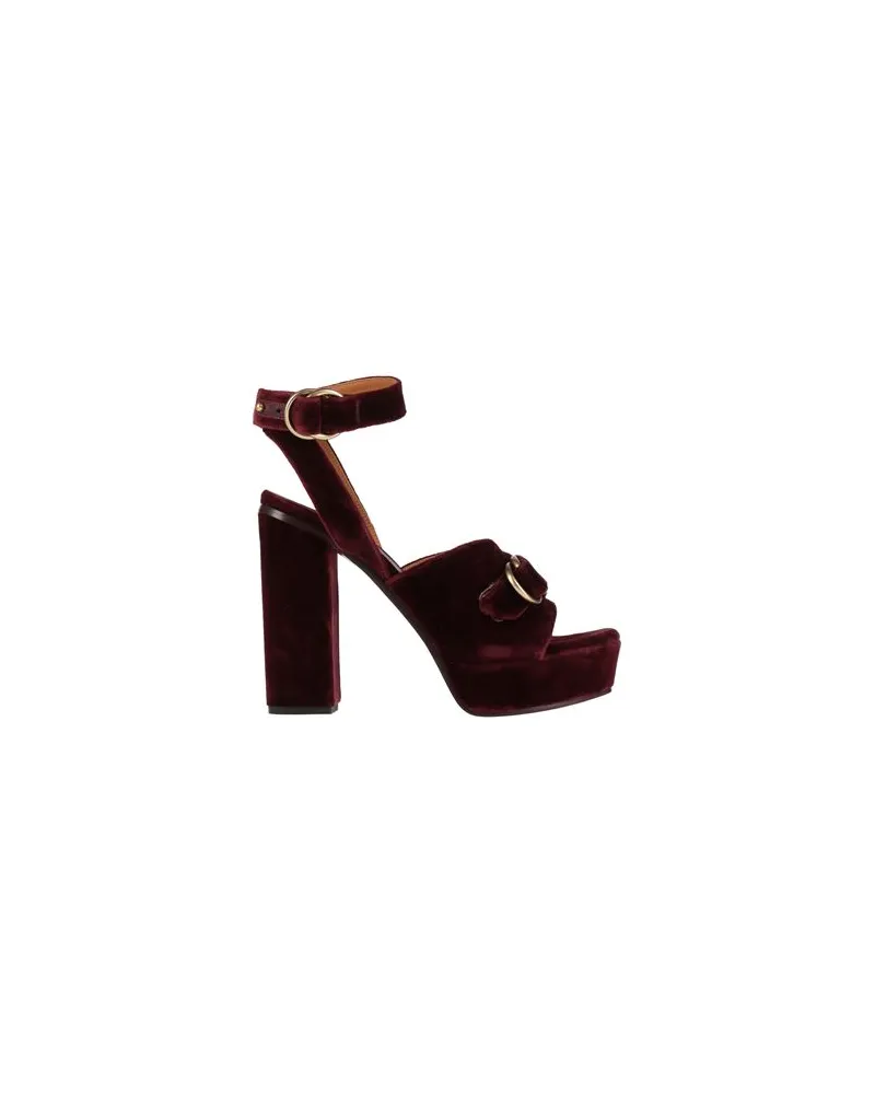 Chloé SCHUHE - Sandalenauf YOOX.COM Bordeaux