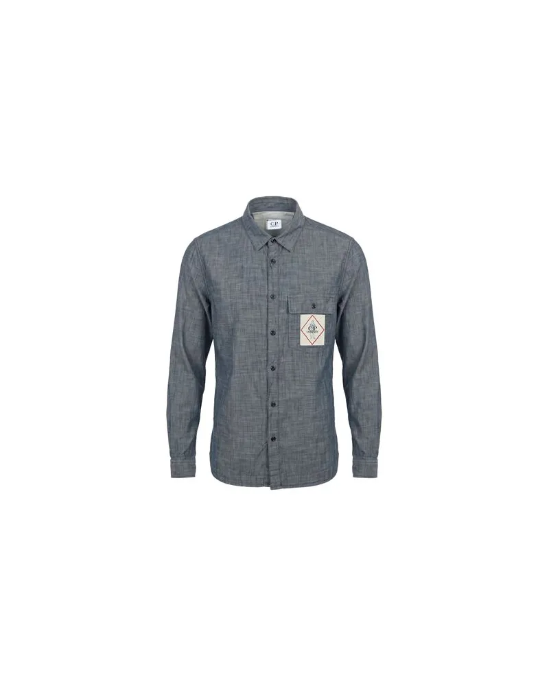 C.P. Company TOPS - Jeanshemdenauf YOOX.COM Marineblau