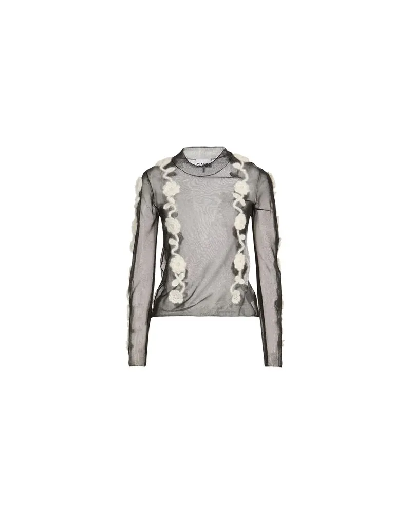 Ganni TOPS - Topsauf YOOX.COM Schwarz
