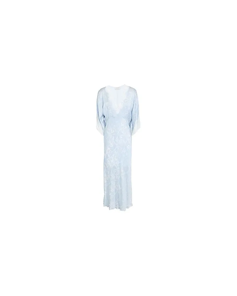 Ermanno Scervino KLEIDER - Midi-Kleiderauf YOOX.COM Himmelblau