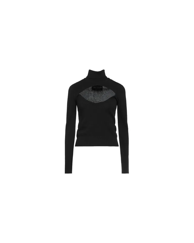Blumarine STRICKWAREN - Rollkragenpulloverauf YOOX.COM Schwarz