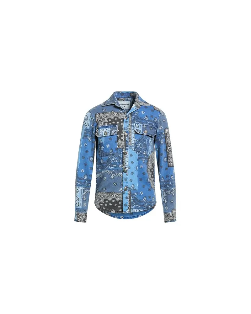 Front Street 8 JACKEN & MÄNTEL - Jeansjacken/Mäntelauf YOOX.COM Blau