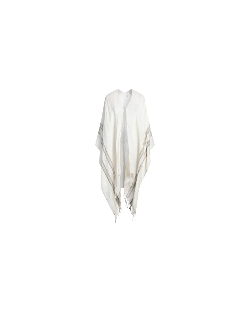 Brunello Cucinelli JACKEN & MÄNTEL - Capesauf YOOX.COM Weiß