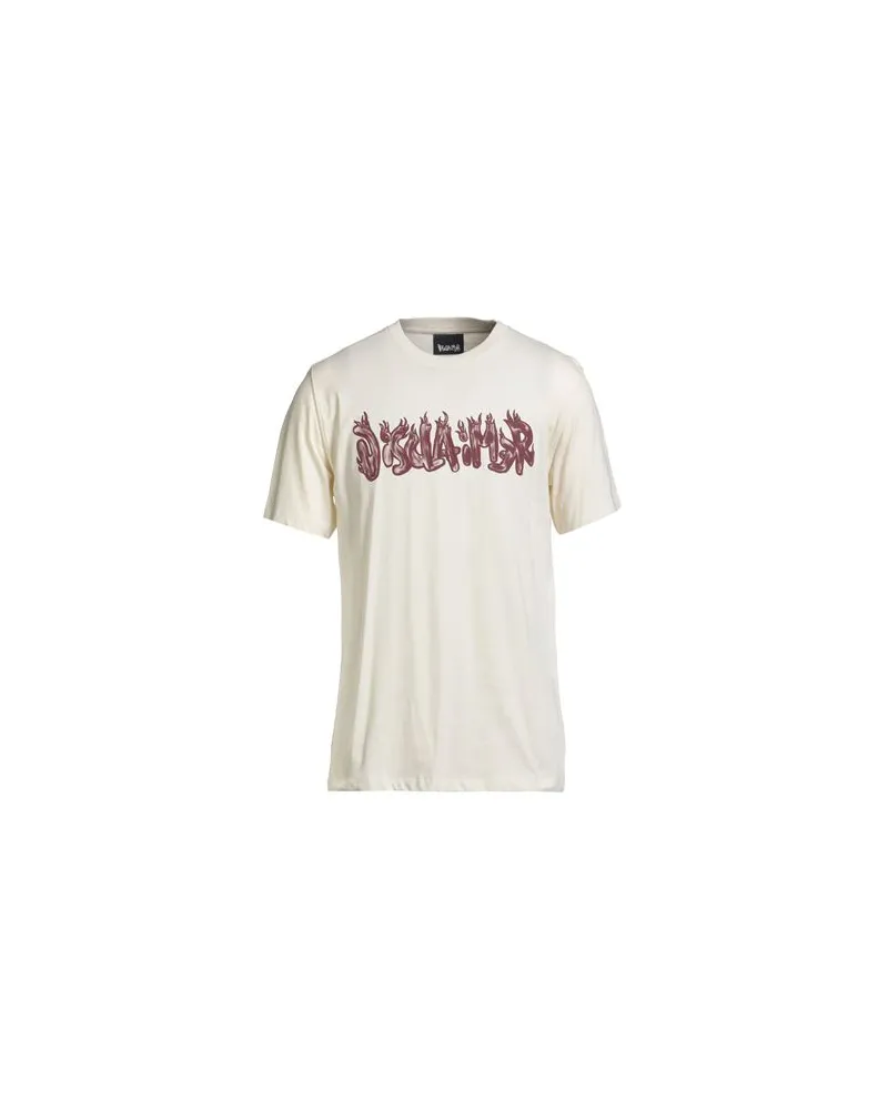 DISCLAIMER TOPS - T-shirtsauf YOOX.COM Cremeweiß