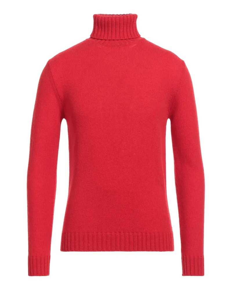 Irish Crone Rollkragenpullover Rot