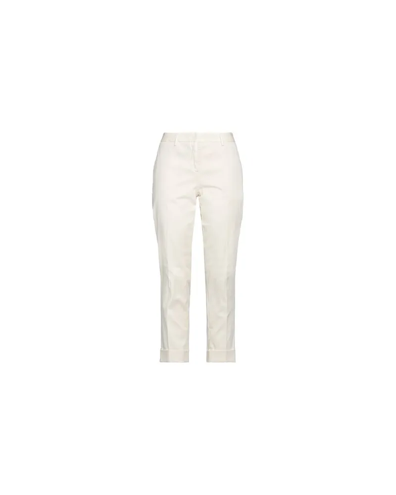 Boglioli HOSEN & RÖCKE - Hosenauf YOOX.COM Cremeweiß