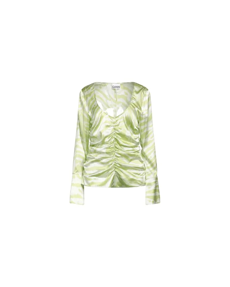 Ganni TOPS - Topsauf YOOX.COM Säuregrün