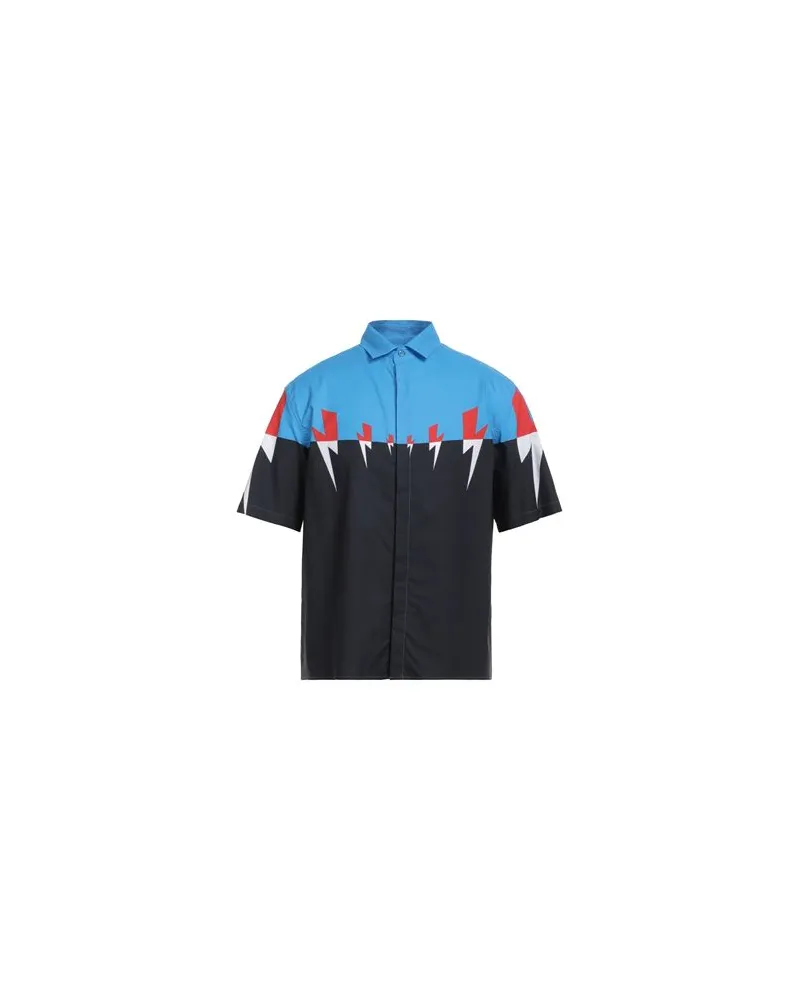 Neil Barrett TOPS - Hemdenauf YOOX.COM Azurblau