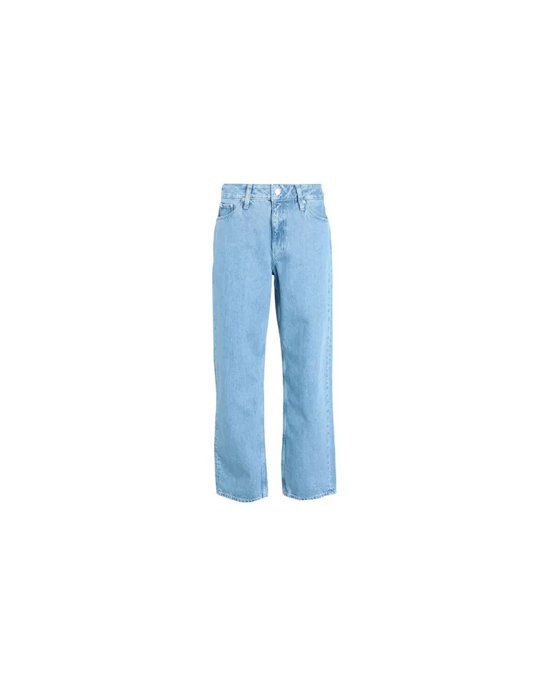 Calvin Klein HOSEN & RÖCKE - Jeanshosenauf YOOX.COM Blau