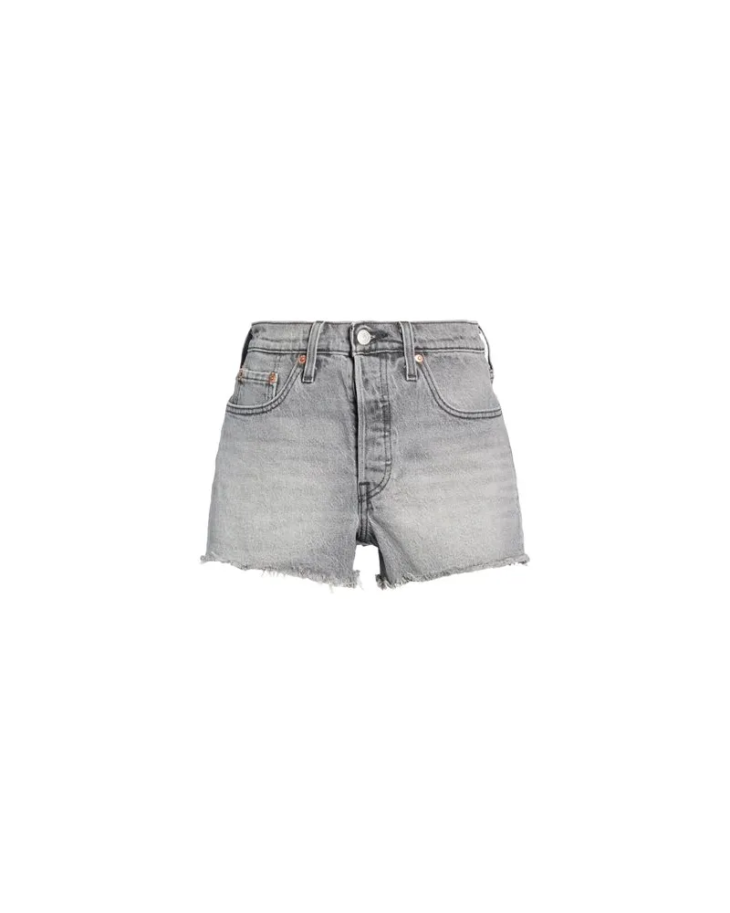Levi's HOSEN & RÖCKE - Jeansshortsauf YOOX.COM Hellgrau