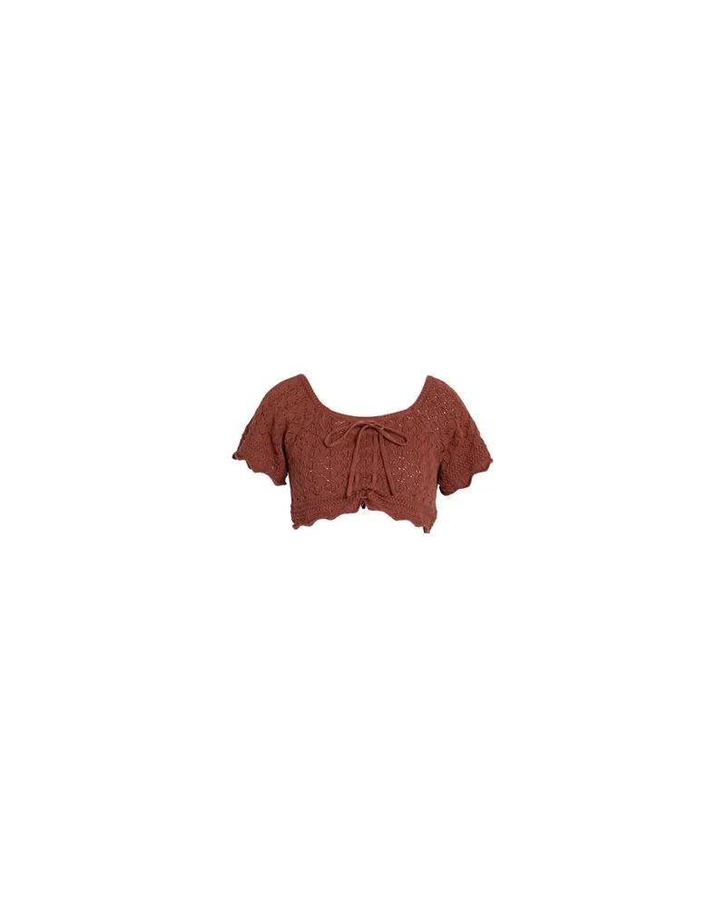 Pieces TOPS - Topsauf YOOX.COM Braun
