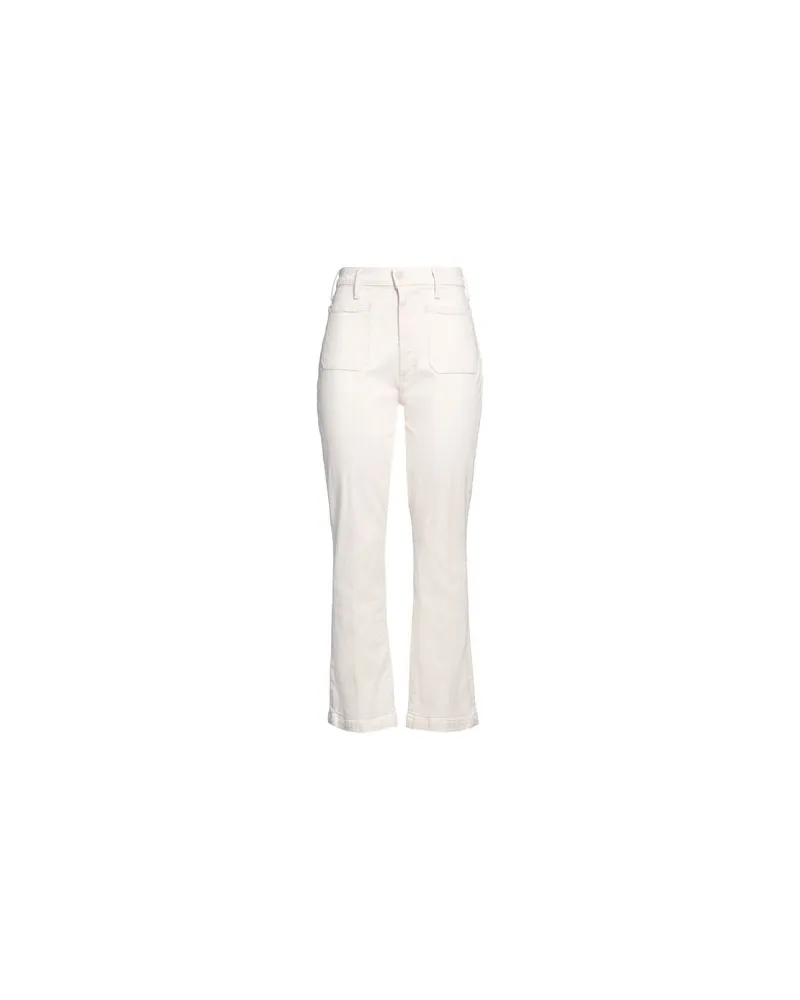 Mother HOSEN & RÖCKE - Jeanshosenauf YOOX.COM Elfenbein