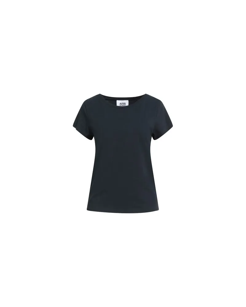 Alpha Studio TOPS - T-shirtsauf YOOX.COM Nachtblau