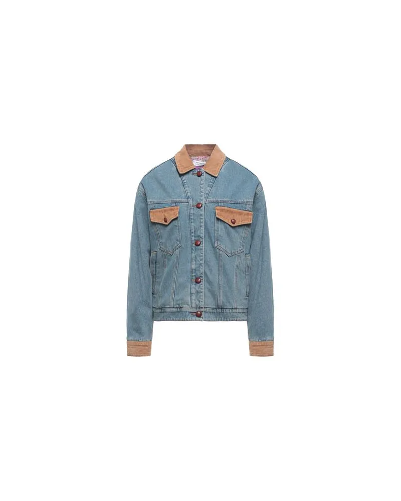 Philosophy Di Lorenzo Serafini JACKEN & MÄNTEL - Jeansjacken/Mäntelauf YOOX.COM Blau