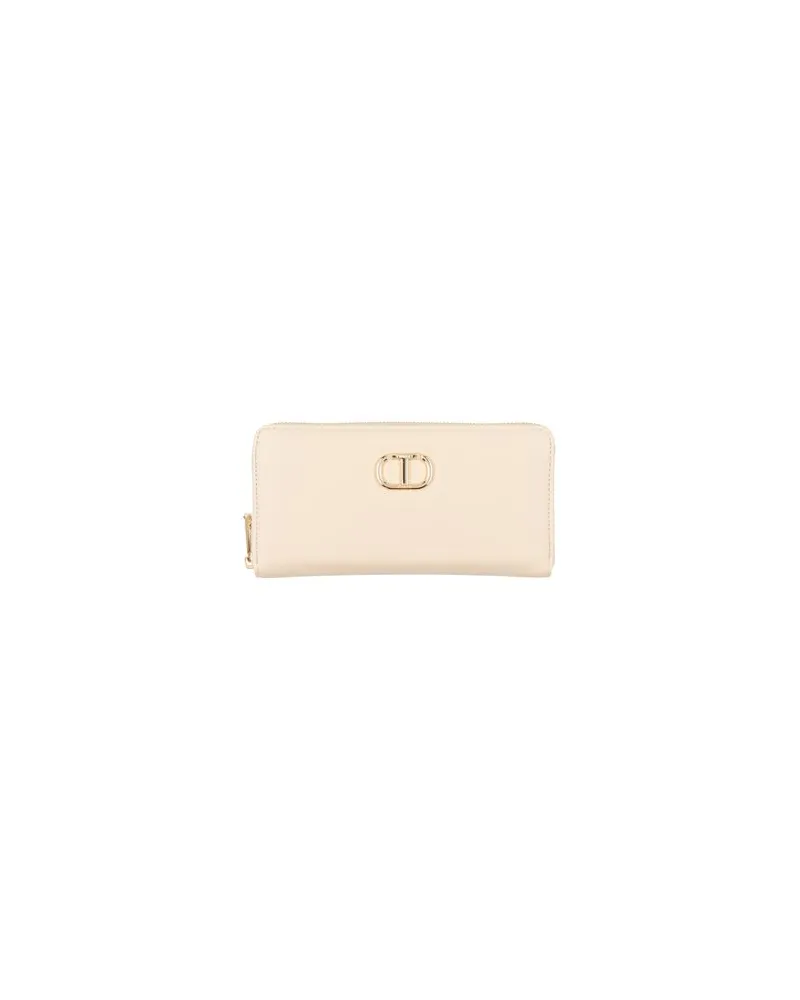 Twin-Set Kleinlederwaren - Brieftaschenauf YOOX.COM Beige