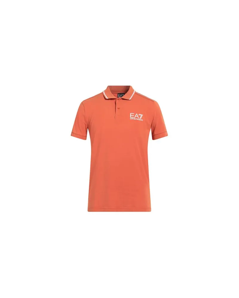 EA7 TOPS - Poloshirtsauf YOOX.COM Rostrot