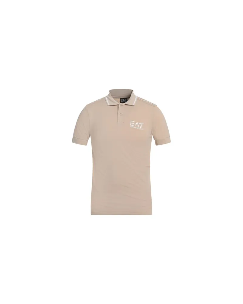 EA7 TOPS - Poloshirtsauf YOOX.COM Beige