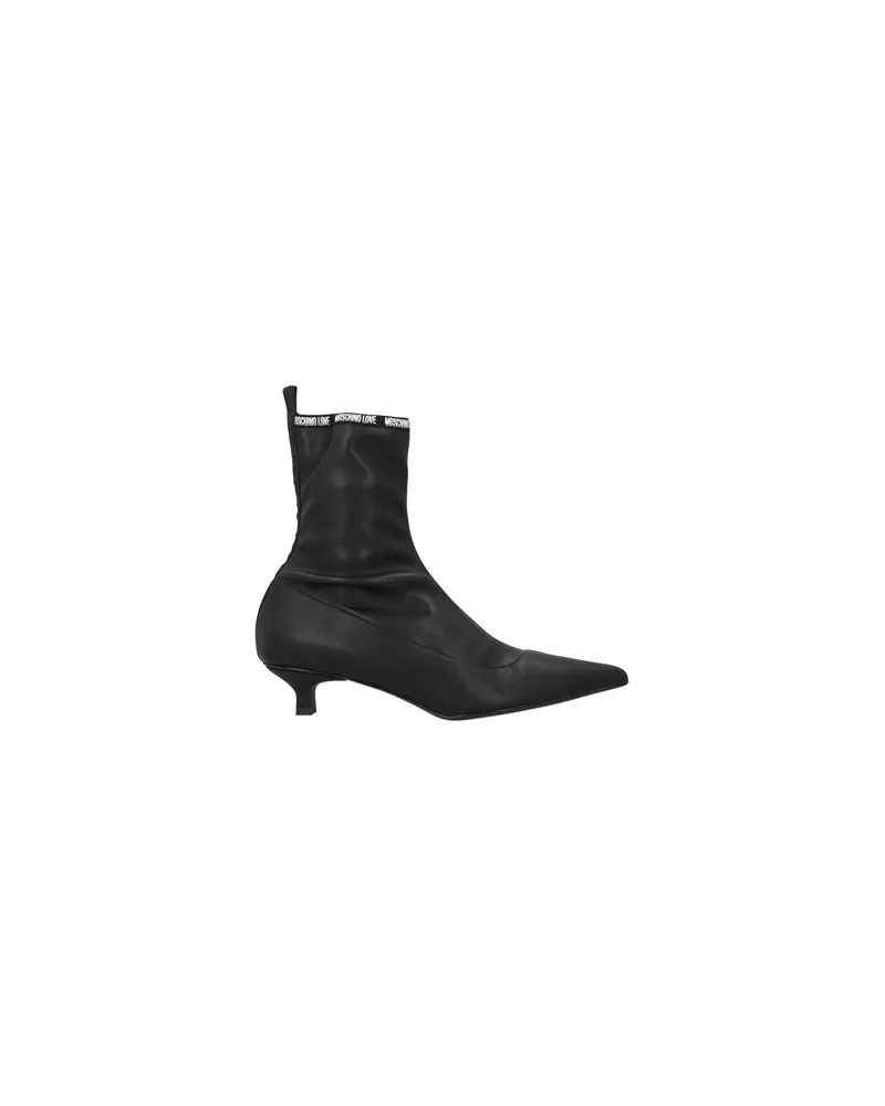 Moschino SCHUHE - Stiefelettenauf YOOX.COM Schwarz