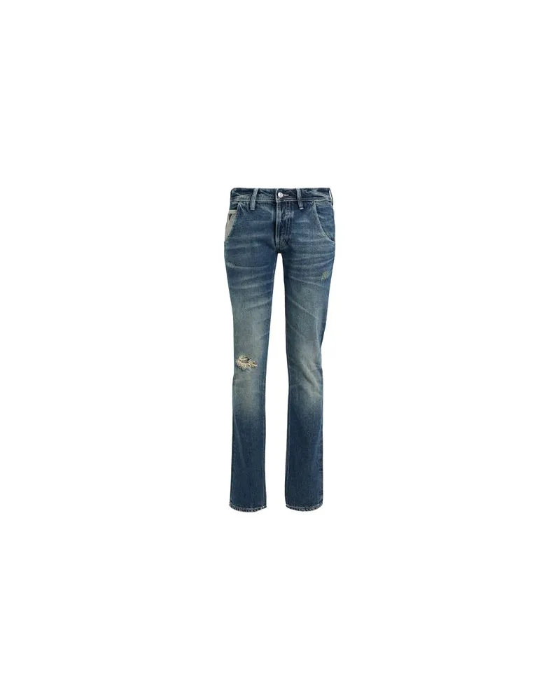Guess HOSEN & RÖCKE - Jeanshosenauf YOOX.COM Blau