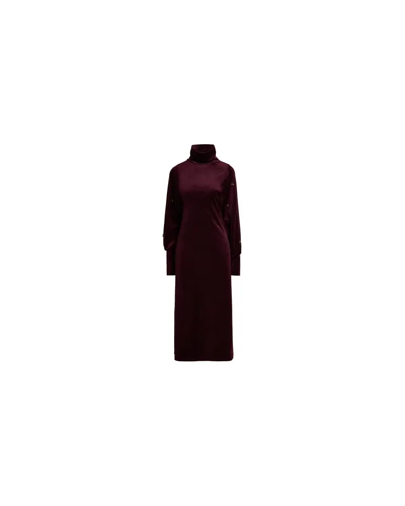 Twin-Set KLEIDER - Maxi-Kleiderauf YOOX.COM Bordeaux