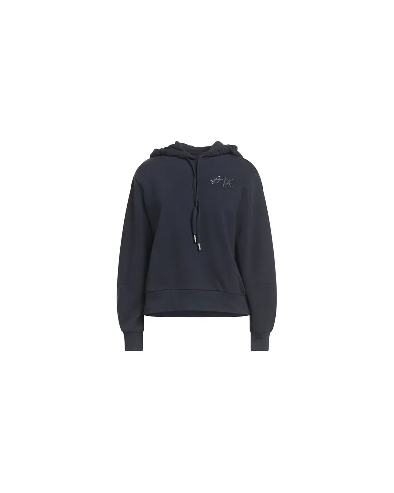 Armani Exchange TOPS - Sweatshirtsauf YOOX.COM Marineblau