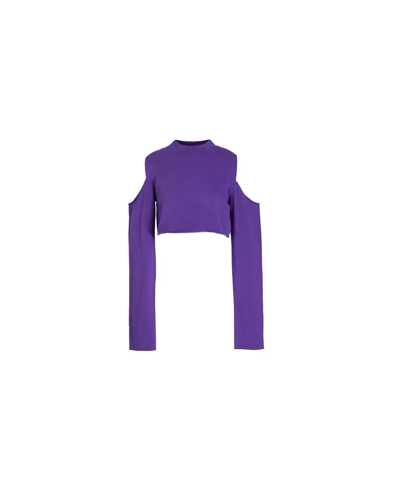 8 by Yoox ORGANIC COTTON SHOULDER CUT-OUT SWEATSHIRT  - TOPS - Sweatshirtsauf YOOX.COM Violett