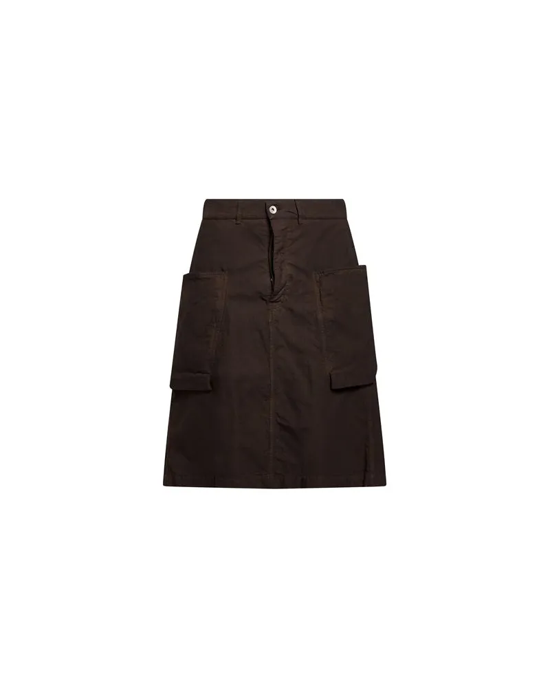 DRKSHDW by Rick Owens HOSEN & RÖCKE - Midi-Röckeauf YOOX.COM Dunkelbraun