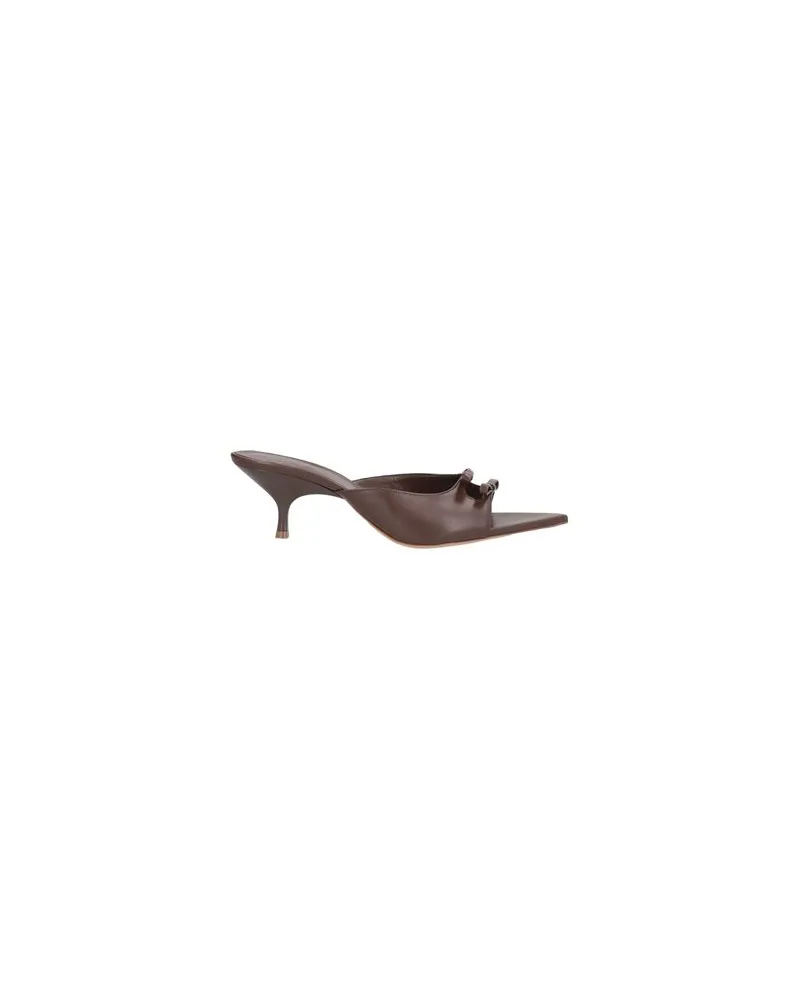 Gia Borghini SCHUHE - Sandalenauf YOOX.COM Dunkelbraun