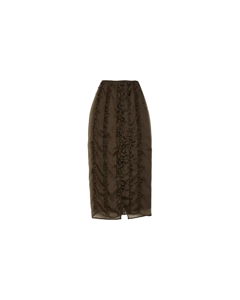Cecilie Bahnsen HOSEN & RÖCKE - Midi-Röckeauf YOOX.COM Braun