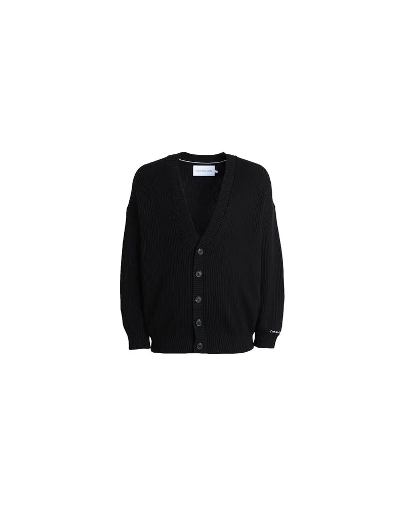 Calvin Klein STRICKWAREN - Strickjackenauf YOOX.COM Schwarz