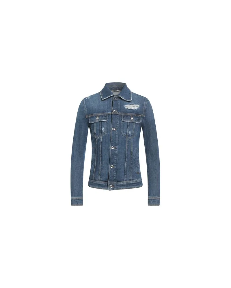 Dolce & Gabbana JACKEN & MÄNTEL - Jeansjacken/Mäntelauf YOOX.COM Blau