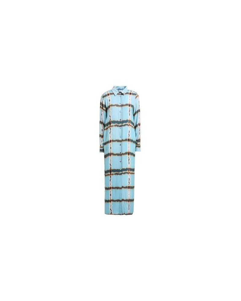 Jijil KLEIDER - Maxi-Kleiderauf YOOX.COM Azurblau