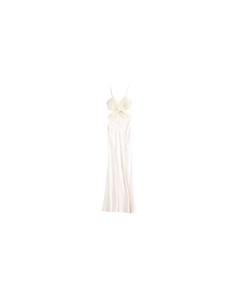 Amen KLEIDER - Maxi-Kleiderauf YOOX.COM Elfenbein