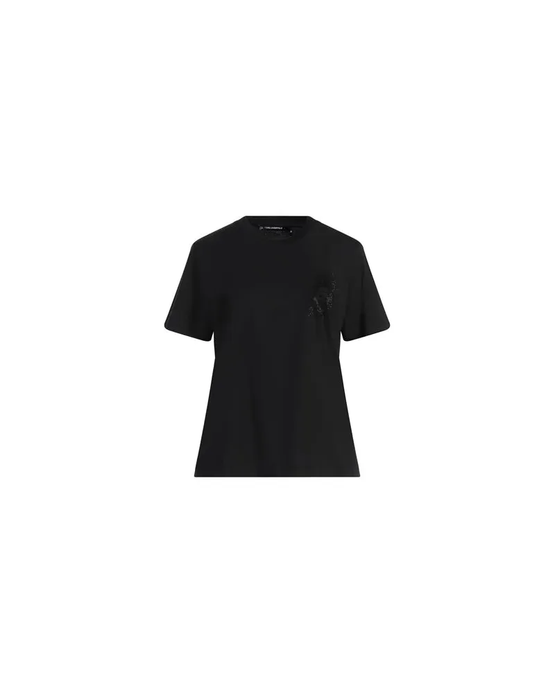 Karl Lagerfeld TOPS - T-shirtsauf YOOX.COM Schwarz