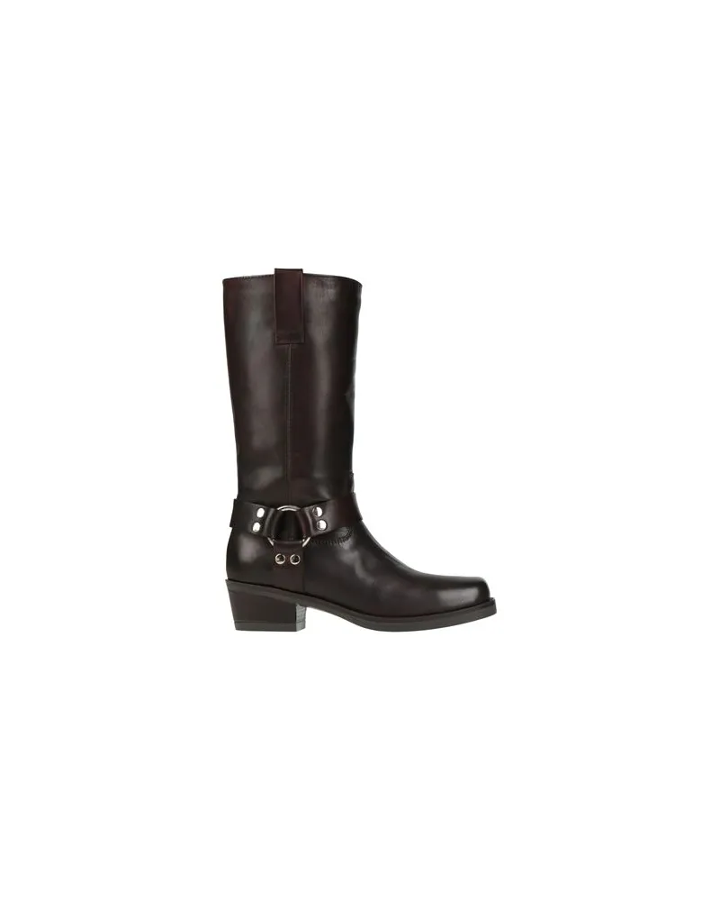 Julie Dee SCHUHE - Stiefelauf YOOX.COM Dunkelbraun