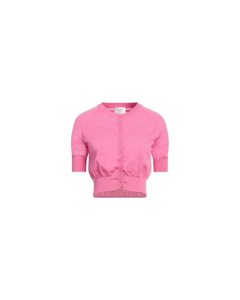 Snobby Sheep STRICKWAREN - Strickjackenauf YOOX.COM Fuchsia