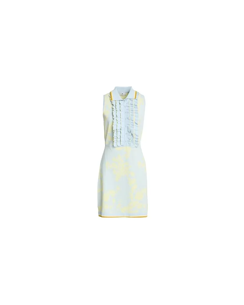 Elisabetta Franchi KLEIDER - Mini-Kleiderauf YOOX.COM Himmelblau