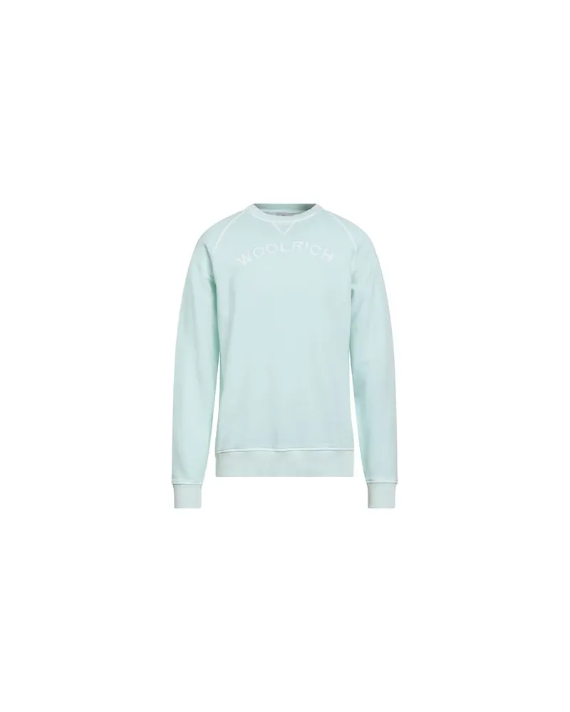 Woolrich VARSITY CREWNECK   - TOPS - Sweatshirtsauf YOOX.COM Säuregrün