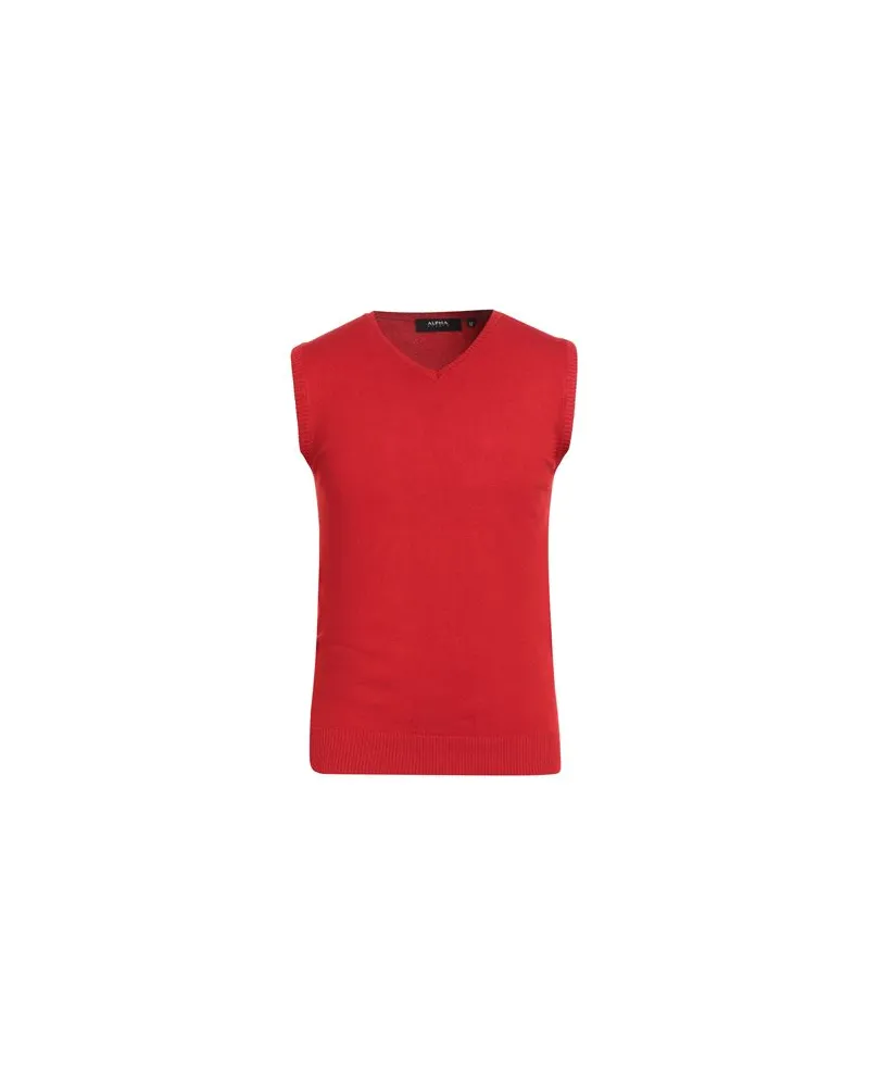 Alpha Studio STRICKWAREN - Pulloverauf YOOX.COM Rot