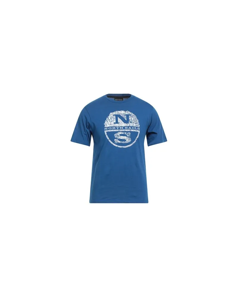 North Sails TOPS - T-shirtsauf YOOX.COM Blau