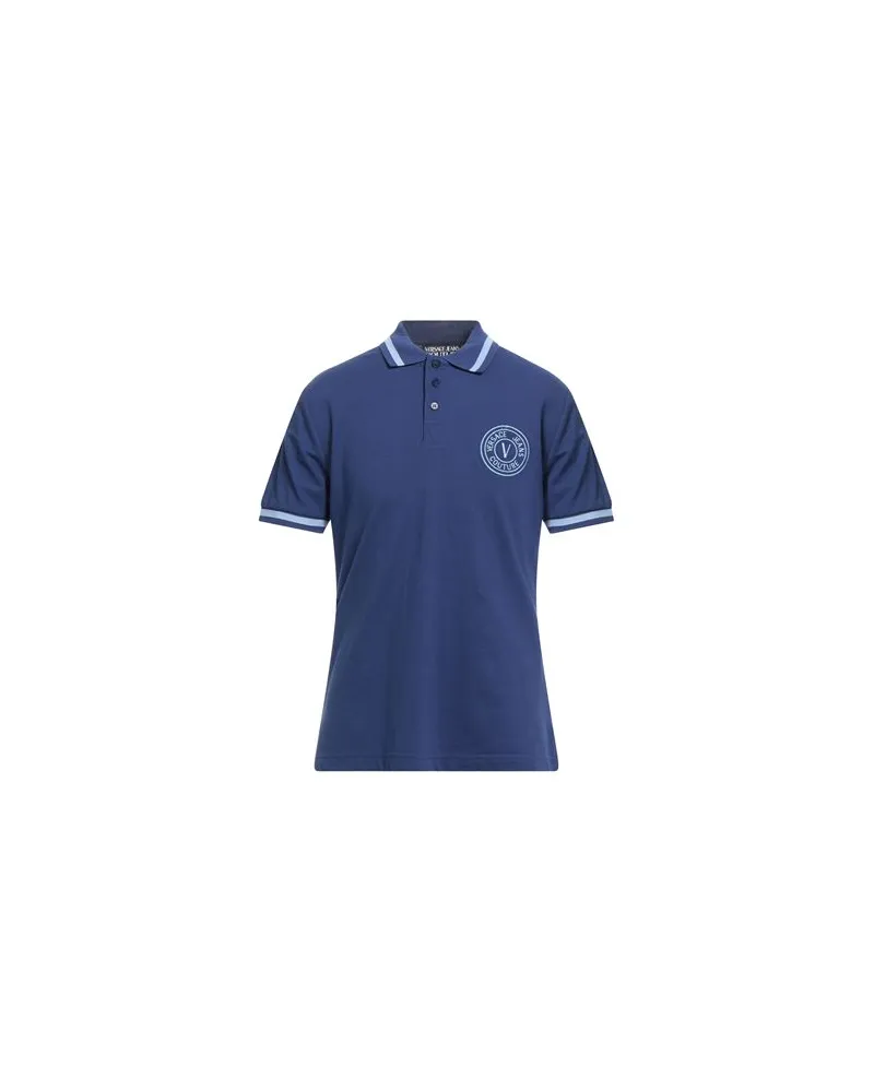 Versace Jeans TOPS - Poloshirtsauf YOOX.COM Marineblau