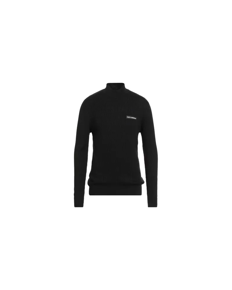 Karl Lagerfeld STRICKWAREN - Rollkragenpulloverauf YOOX.COM Schwarz