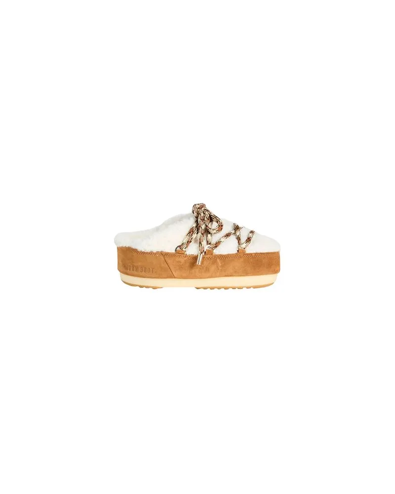 Moon Boot MB MULE SHEARLING  - SCHUHE - Mules & Clogsauf YOOX.COM Kamel