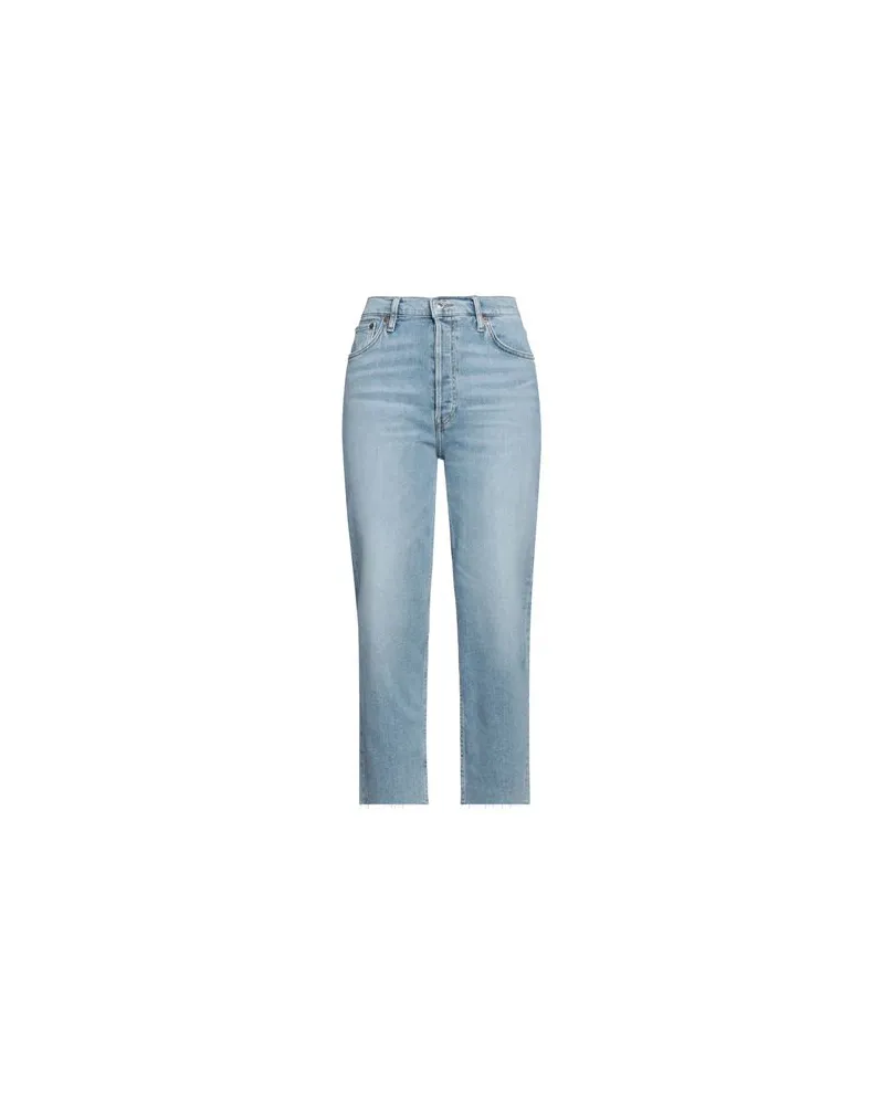 RE/DONE HOSEN & RÖCKE - Jeanshosenauf YOOX.COM Blau